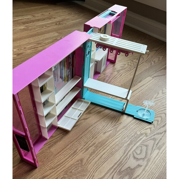 Barbie Dream Closet Folding Wardrobe 2019 Case Only Mattel GBK10 - Picture 8 of 11